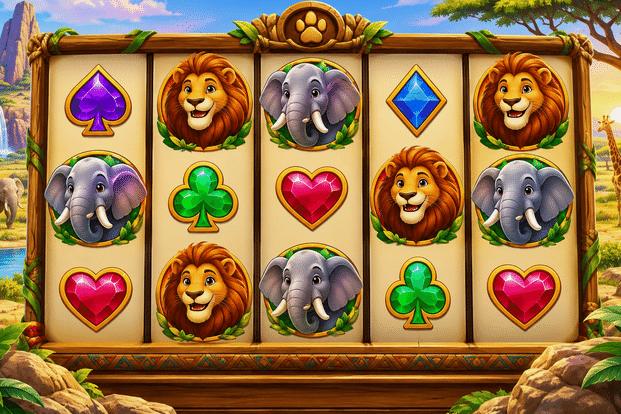 Ilustrasi mesin slot online